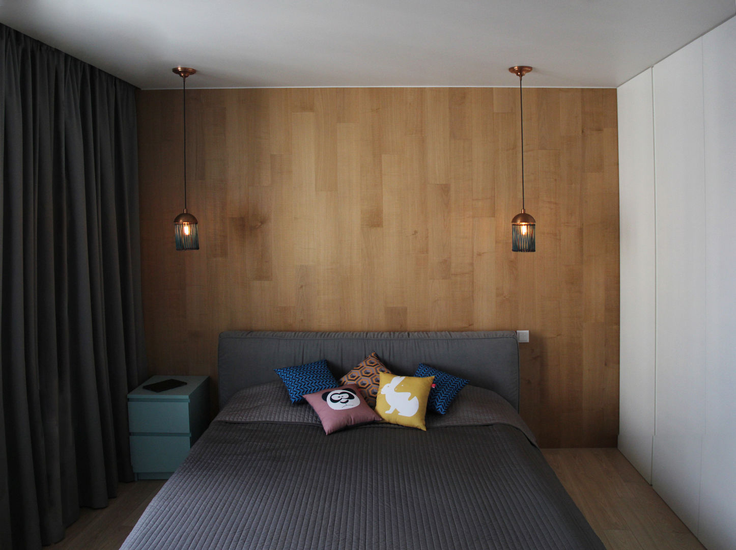 FLAT APARTMENT, Grynevich Architects Grynevich Architects Minimalist bedroom