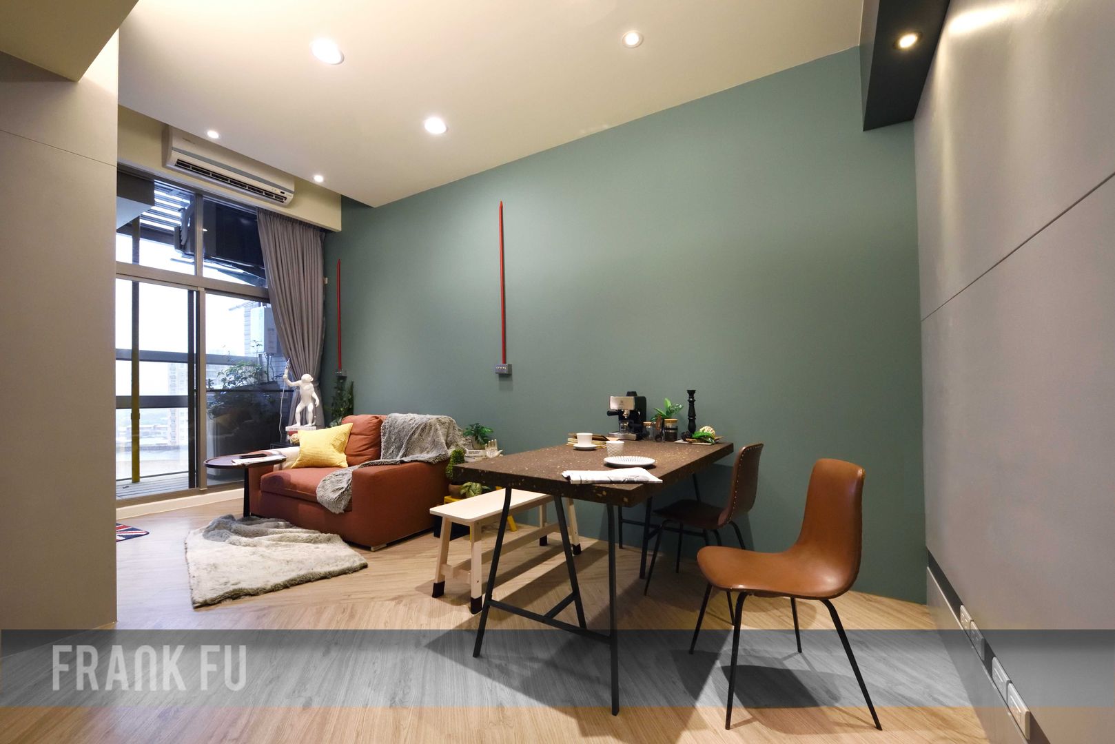 北投 阿曼, 中孚 設計 / FRANKFU INERIOR DESIGN 中孚 設計 / FRANKFU INERIOR DESIGN Comedores de estilo moderno