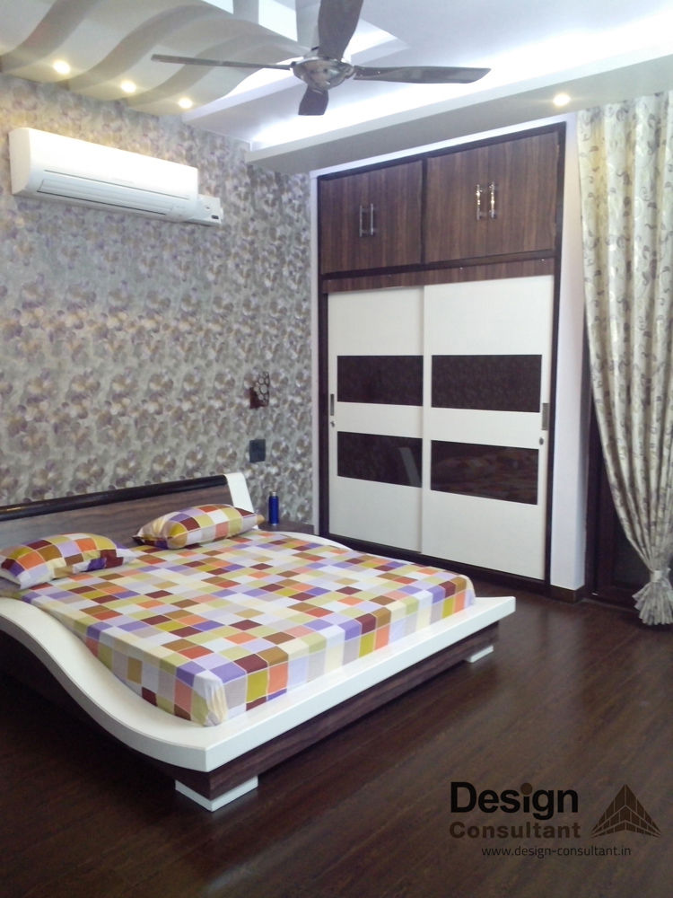 Master Bedroom homify Modern style bedroom Wood Wood effect