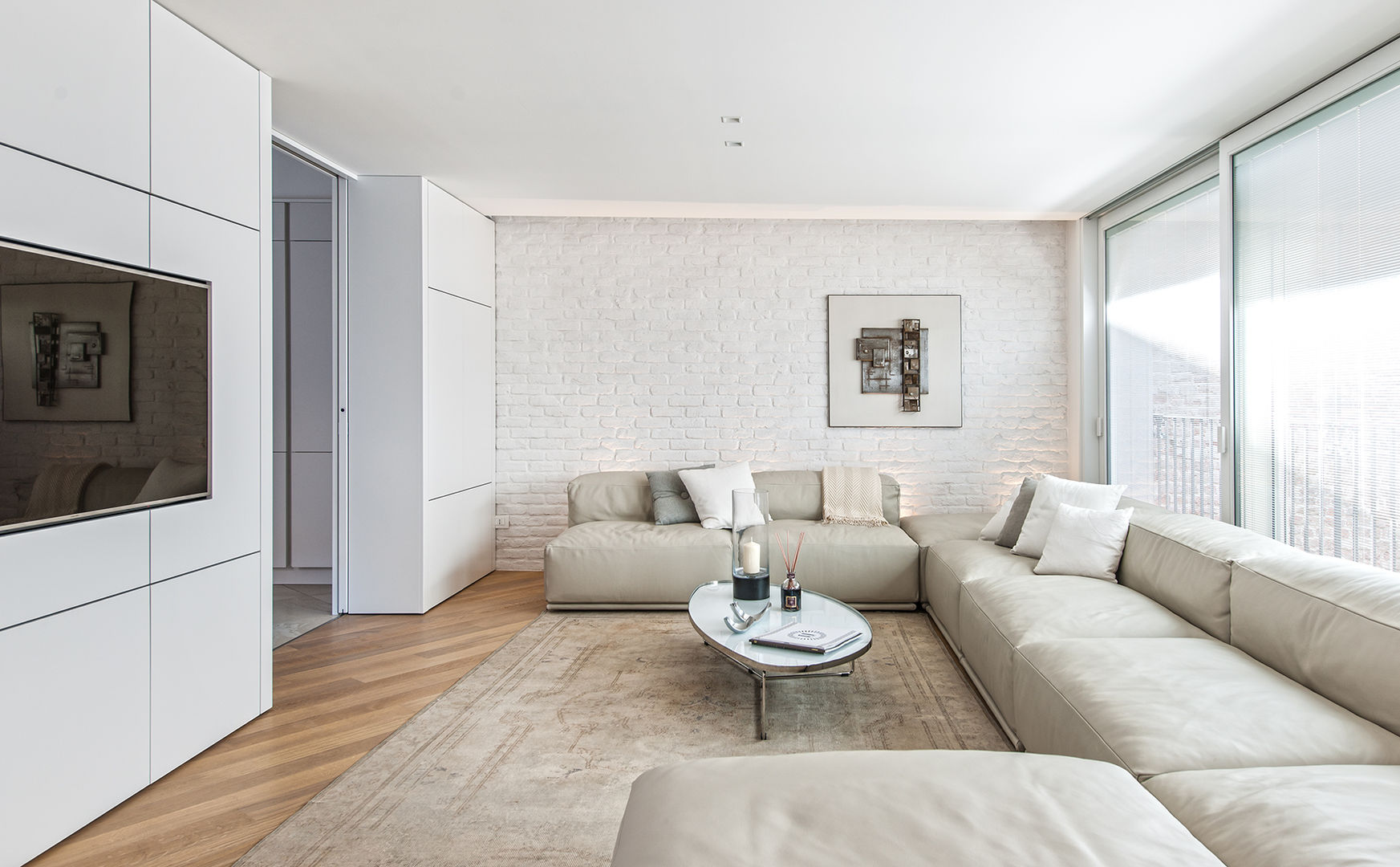 Minimal white, BRANDO concept BRANDO concept Living room