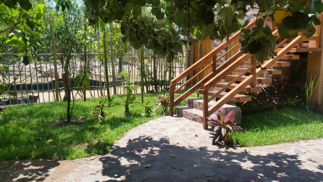 BUNGALOW PAPIRO, Cervantes Bueno arquitectura Cervantes Bueno arquitectura Rustic style corridor, hallway & stairs پتھر