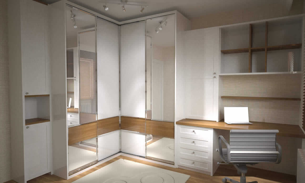 Raylı Dolap, RayKonsept RayKonsept Modern style bedroom Engineered Wood Transparent Wardrobes & closets