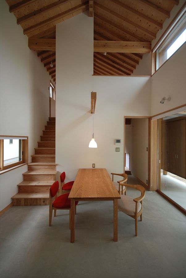 東広瀬の家, 神谷建築スタジオ 神谷建築スタジオ Minimalist dining room