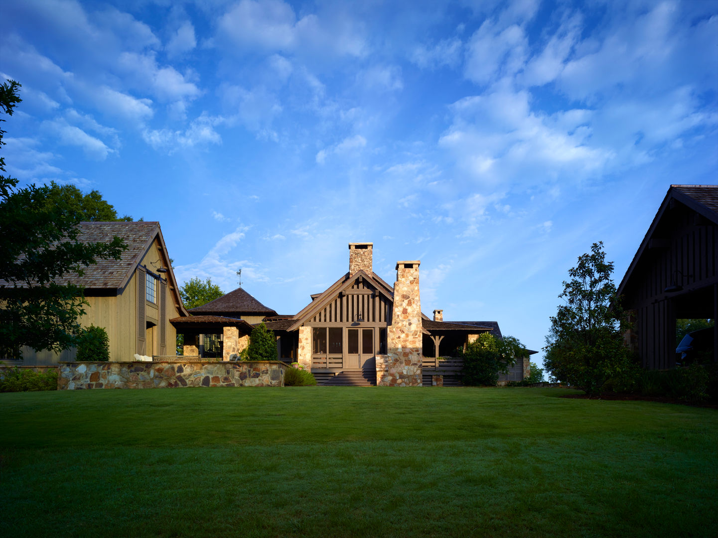 Country Farmhouse, Jeffrey Dungan Architects Jeffrey Dungan Architects Casas de estilo rural Piedra