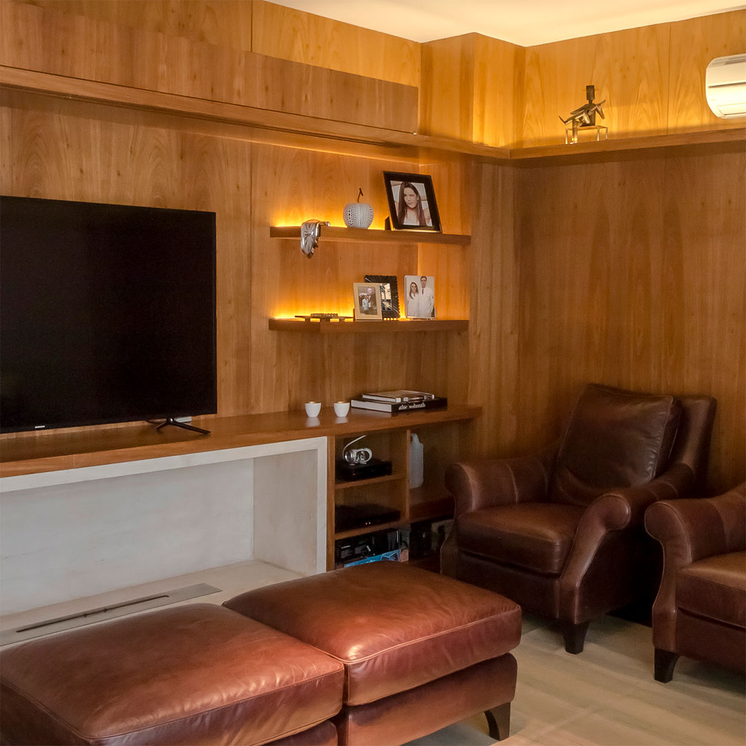 HomeTheater Lnormand Interiores Salas multimédia modernas MDF