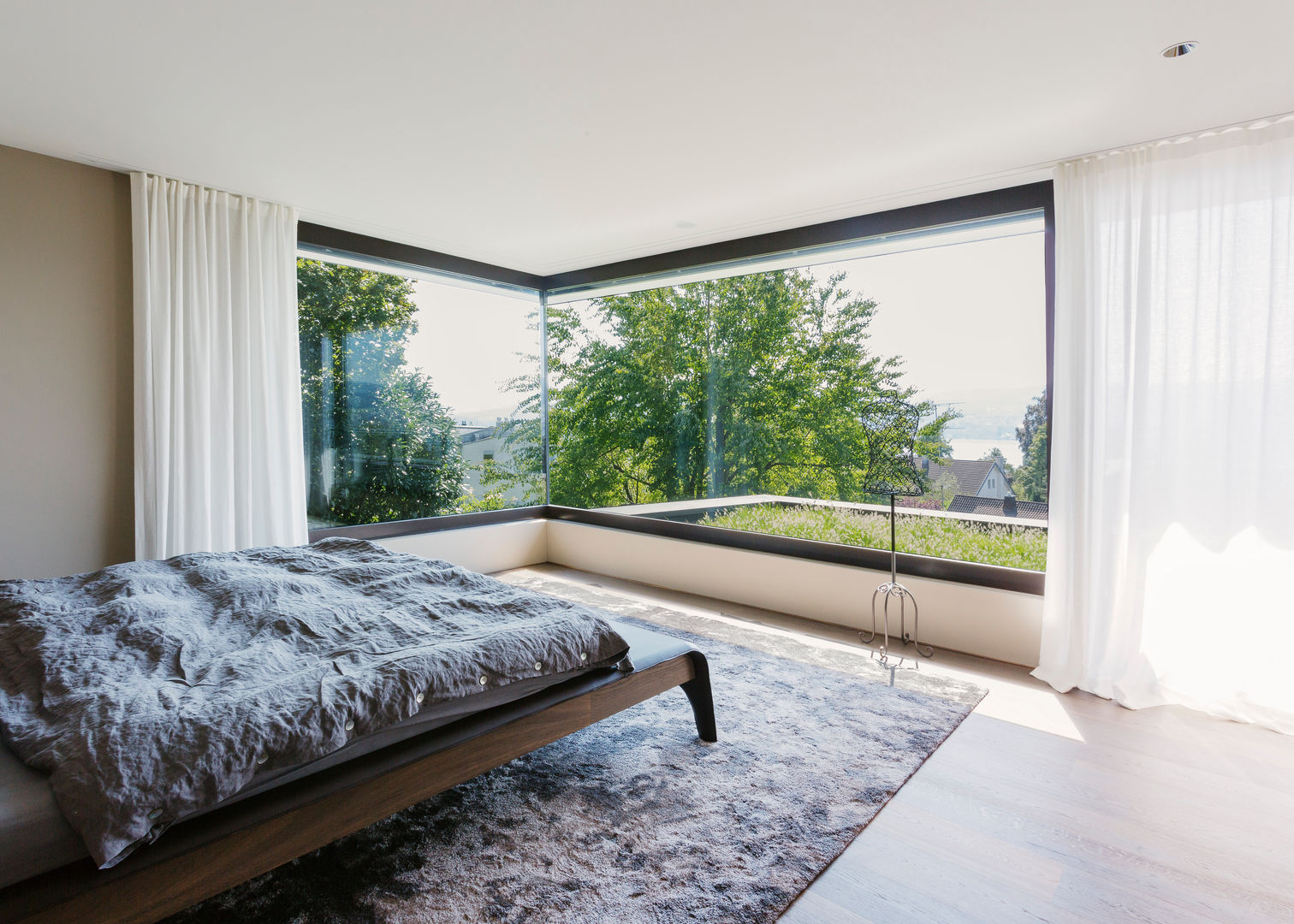 Objekt 336: Traumhaftes Einfamilienhaus mit Panoramablick , meier architekten zürich meier architekten zürich ห้องนอน