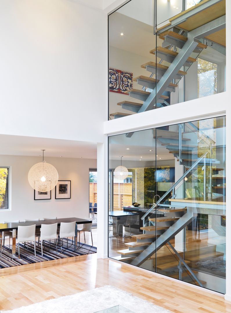 Lighthouse, Linebox Studio Linebox Studio Modern Corridor, Hallway and Staircase Furniture,Couch,Building,Wood,Interior design,Architecture,Table,Chair,Floor,Flooring