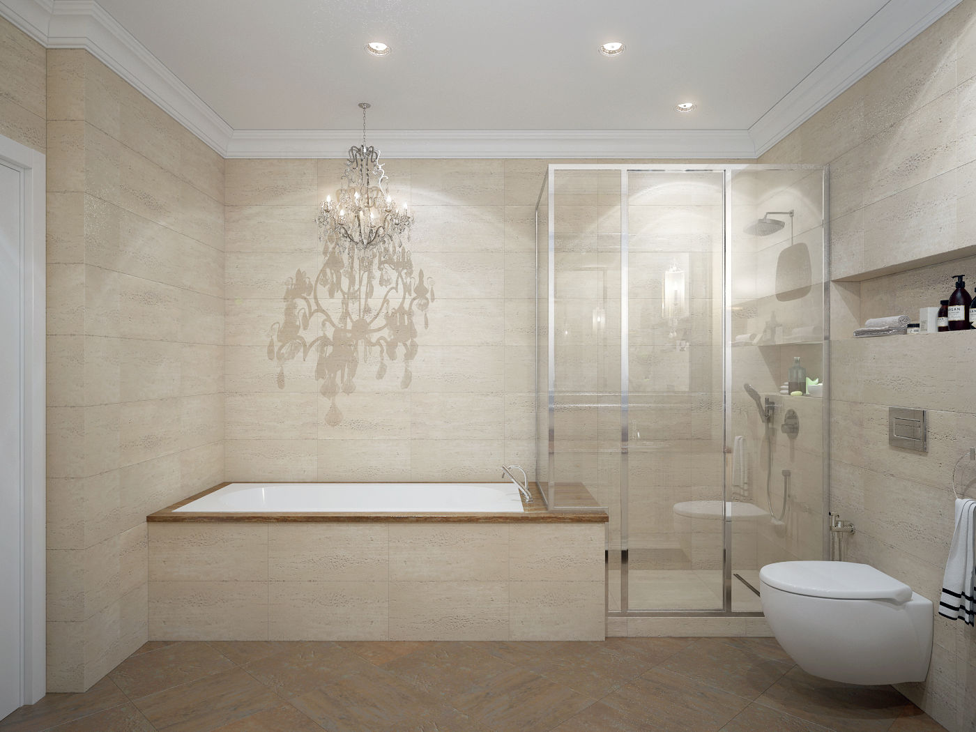 apartments in Moscow, Rubleva Design Rubleva Design Phòng tắm phong cách hiện đại