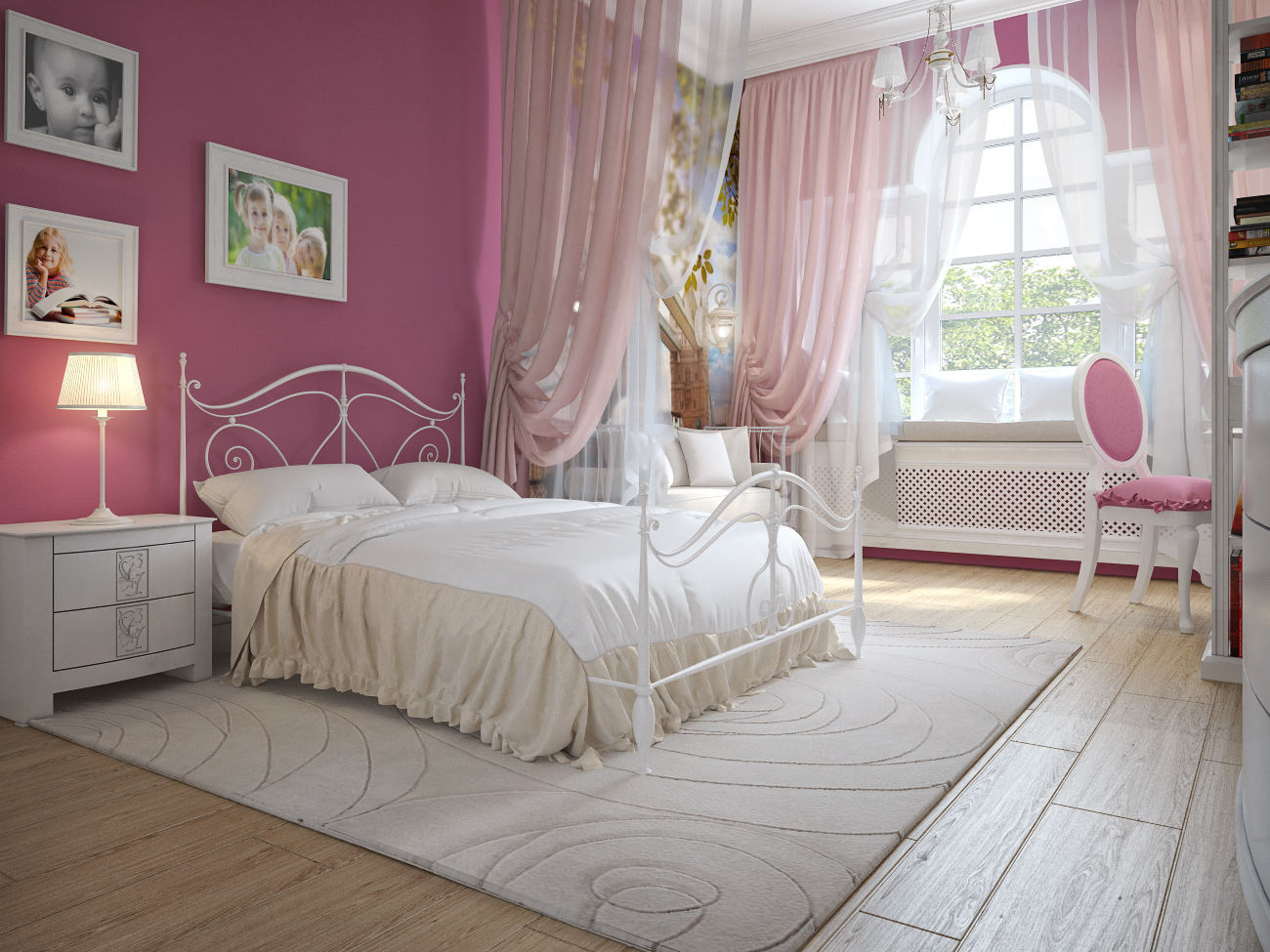large apartment in classic style in Moscow, Rubleva Design Rubleva Design Nursery/kid’s room