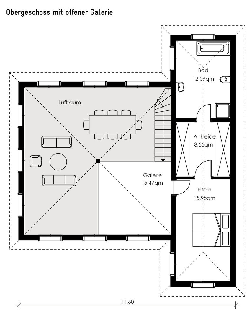 Haus Senzig I, Müllers Büro Müllers Büro