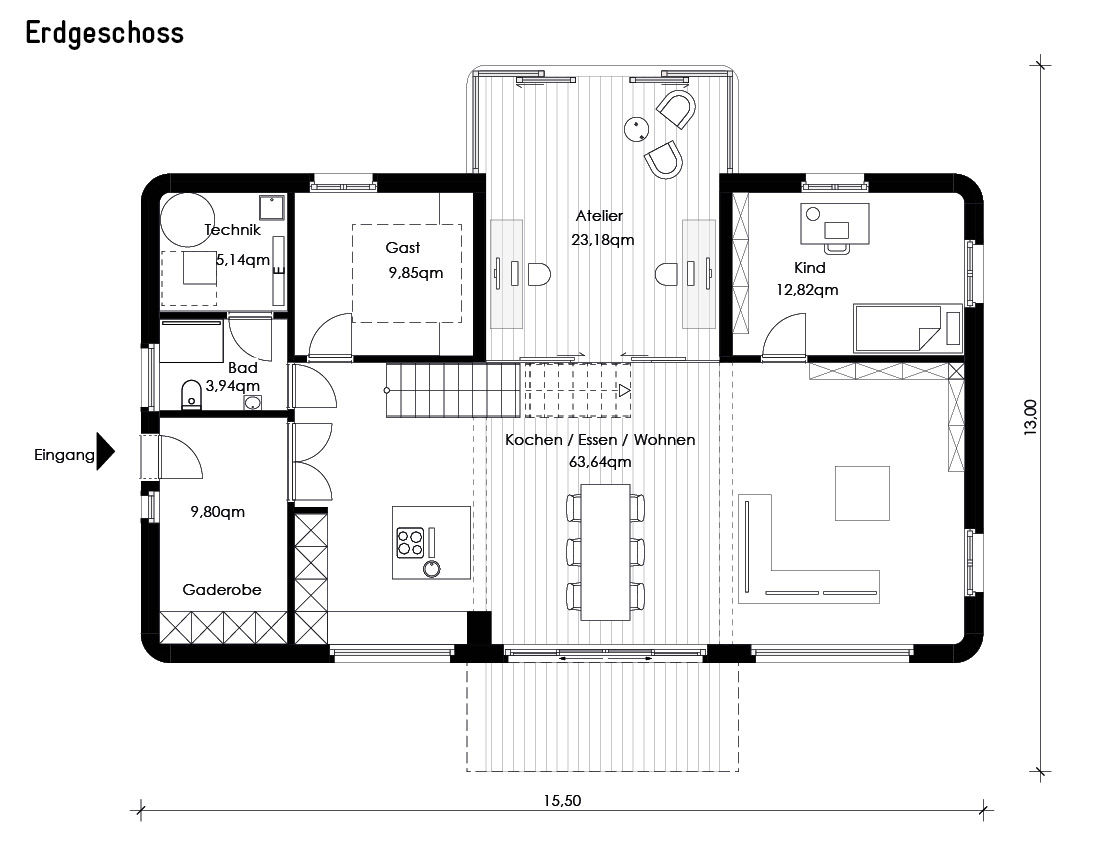 Haus Summt , Müllers Büro Müllers Büro Casas modernas: Ideas, imágenes y decoración