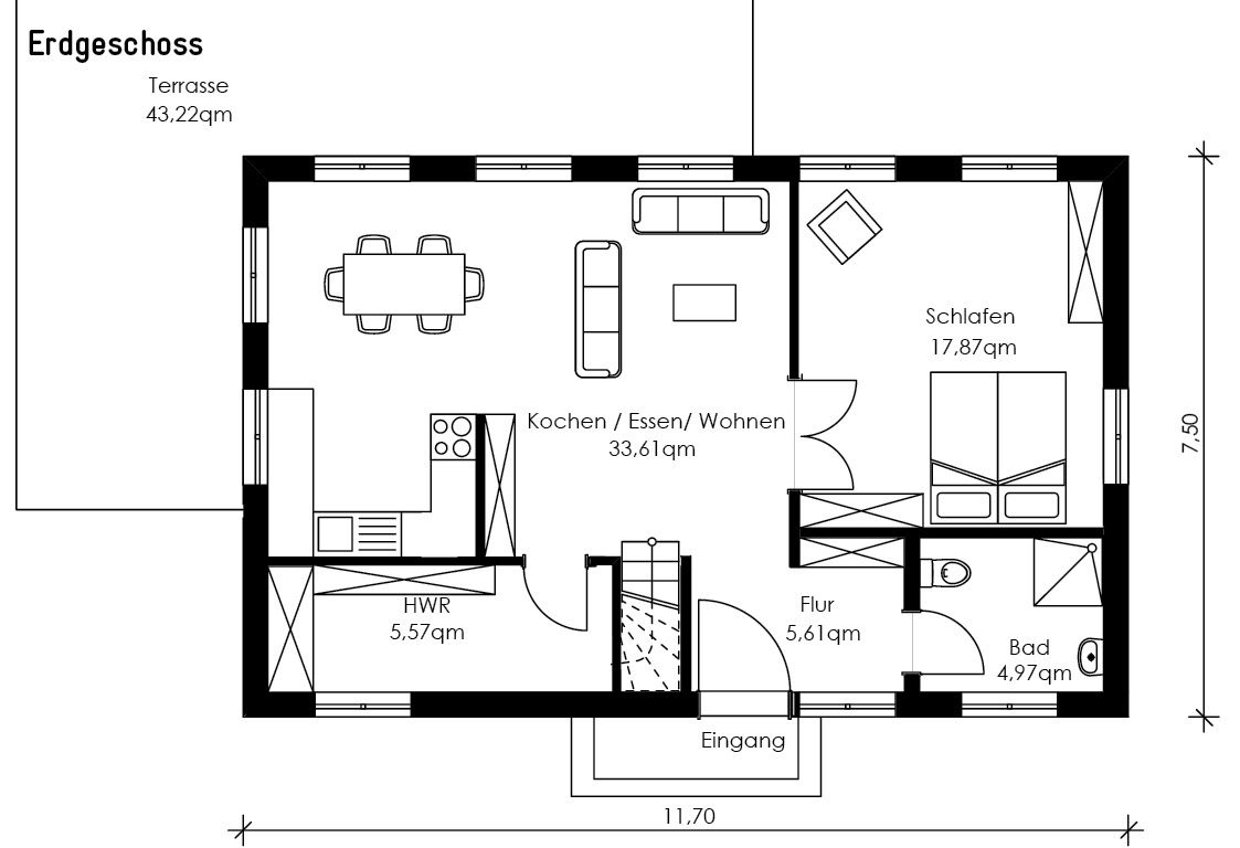 Villa Maurive, Müllers Büro Müllers Büro Klassische Häuser Neubau, Einfamilienhaus, Berlin, Fenster, groß, bodentiefe Fenster, klassisch, Villa, Dachterrasse, geräumig, Turmzimmer, intim, Grundriss