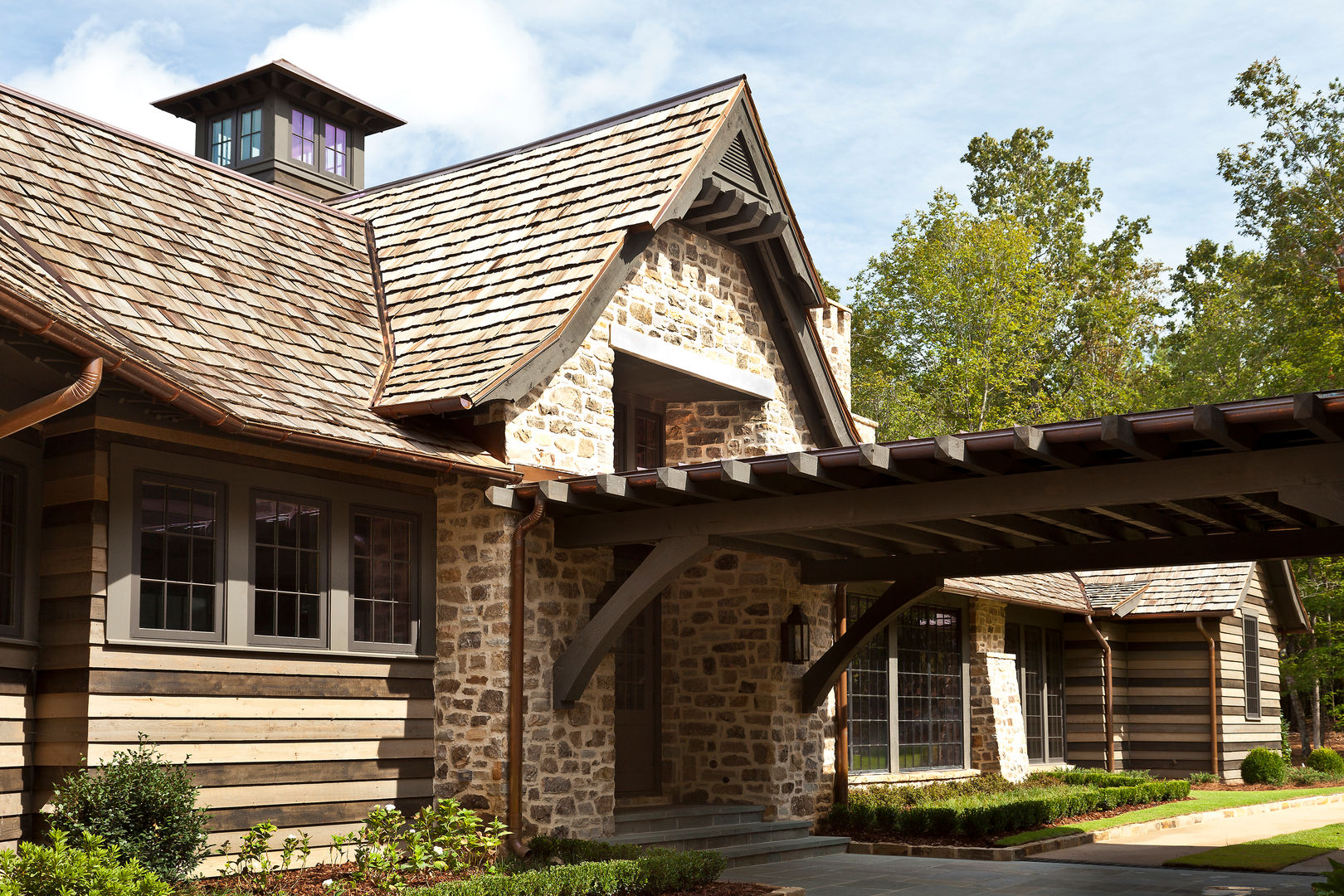 Cottage on the River, Jeffrey Dungan Architects Jeffrey Dungan Architects 房子 木頭 Wood effect