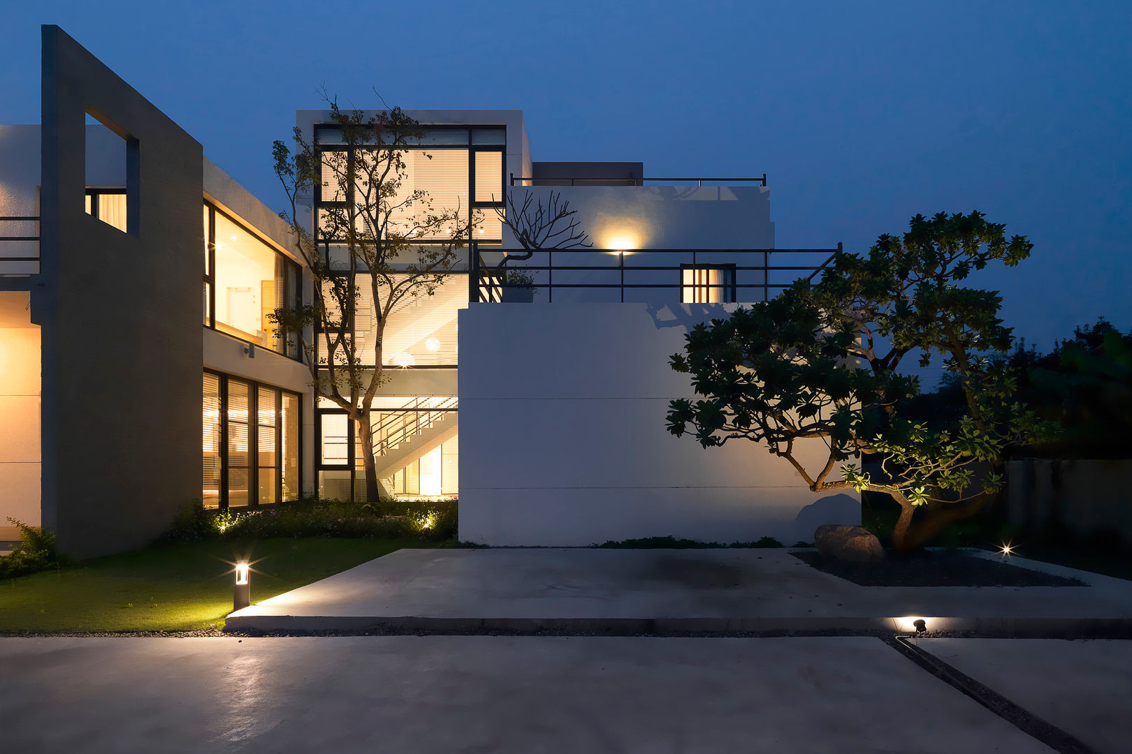 Four season house, 夏沐森山設計整合 夏沐森山設計整合 Casas de estilo moderno