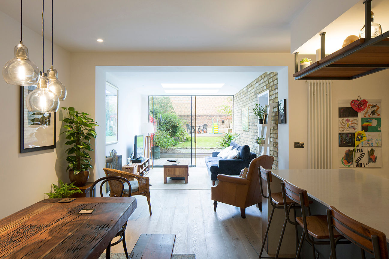 Maida Vale Extensions homify Modern living room