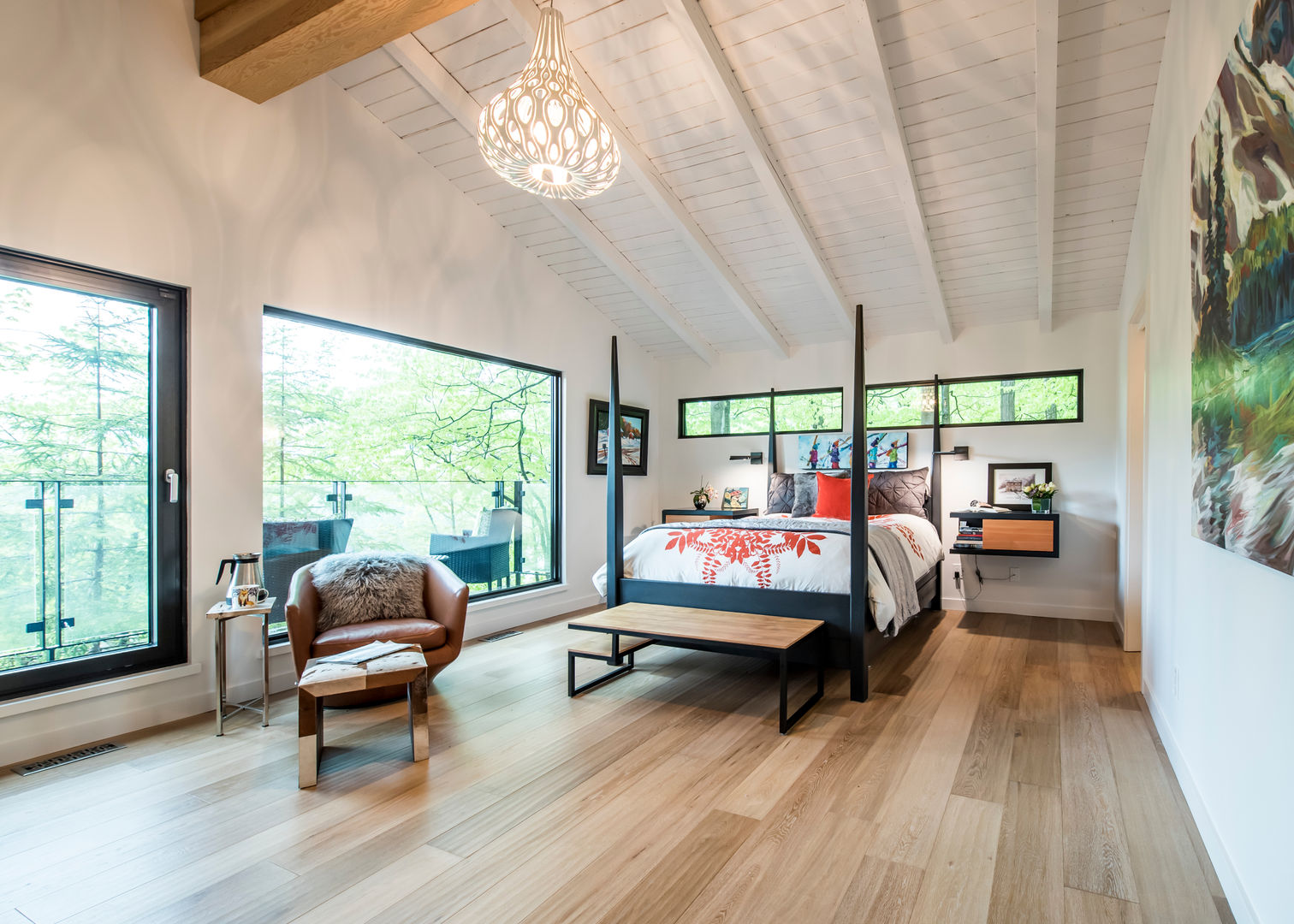 Mad River Chalet, BLDG Workshop Inc. BLDG Workshop Inc. Modern style bedroom