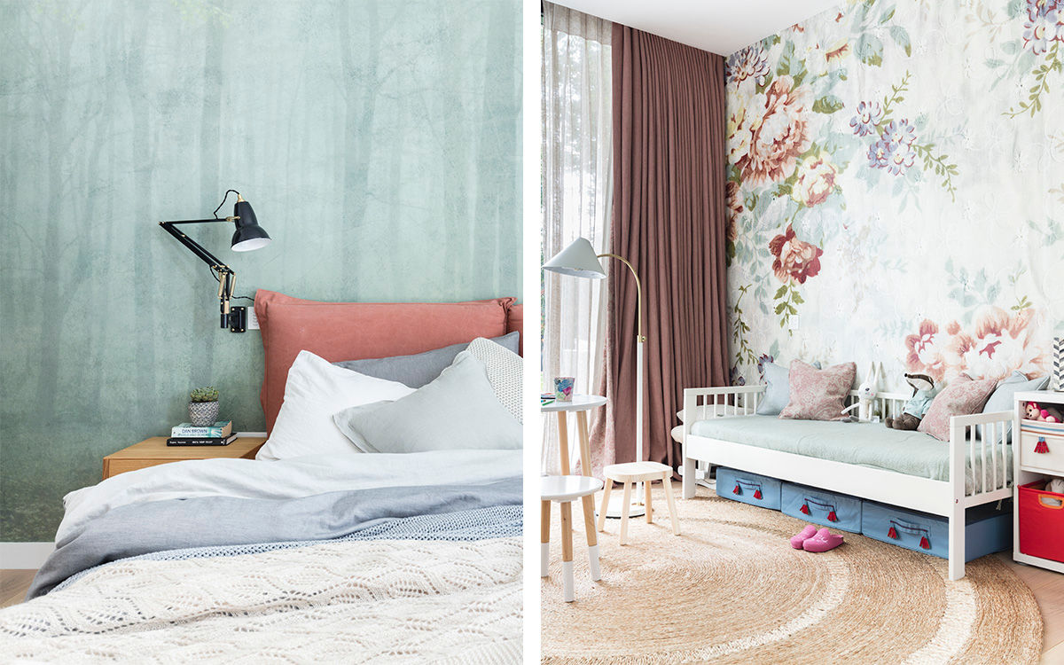 Modern New Home in Hampstead - Bedroom Black and Milk | Interior Design | London ห้องนอน เตียงนอนและหัวเตียง