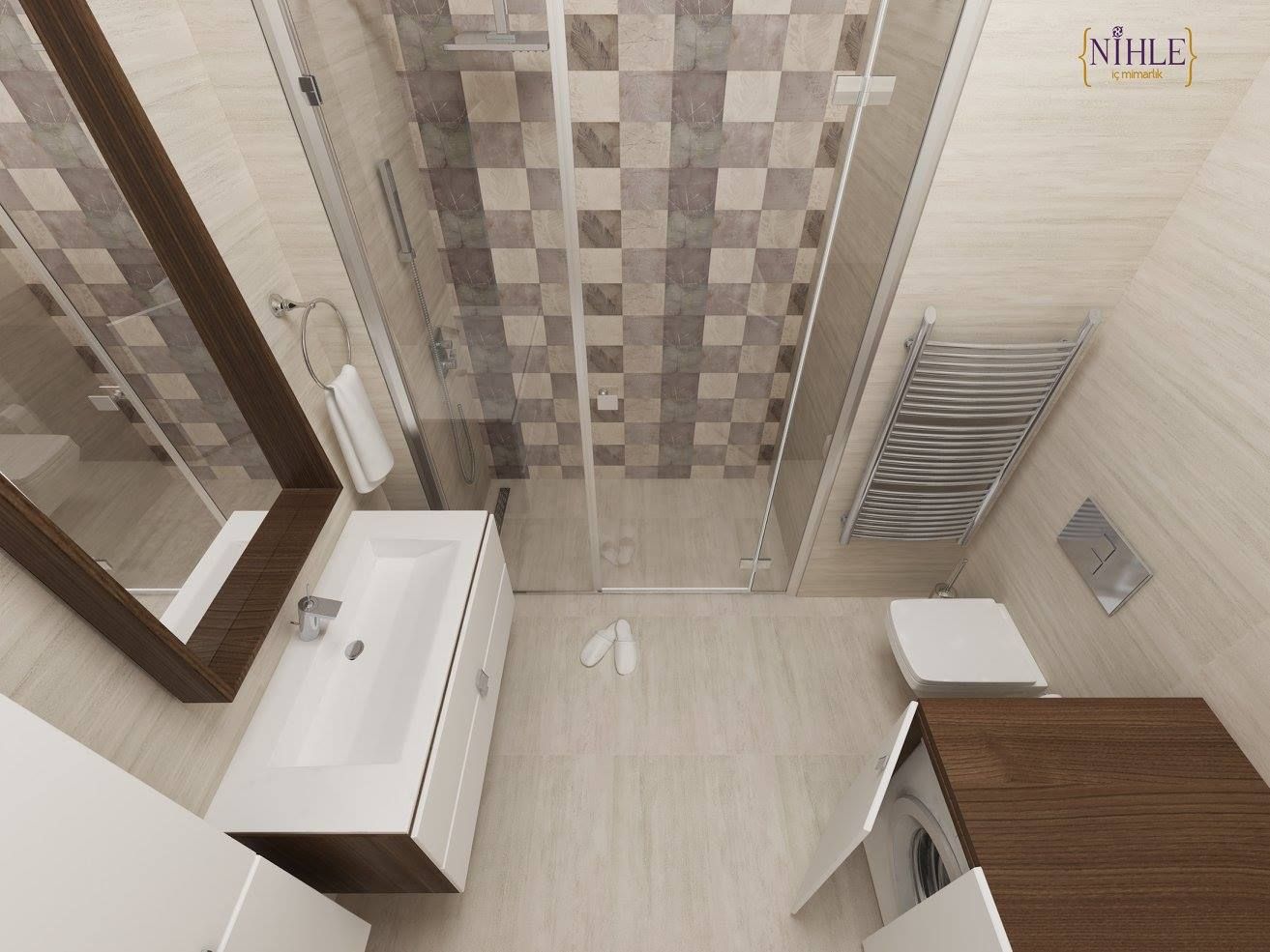 homify Kamar Mandi Modern