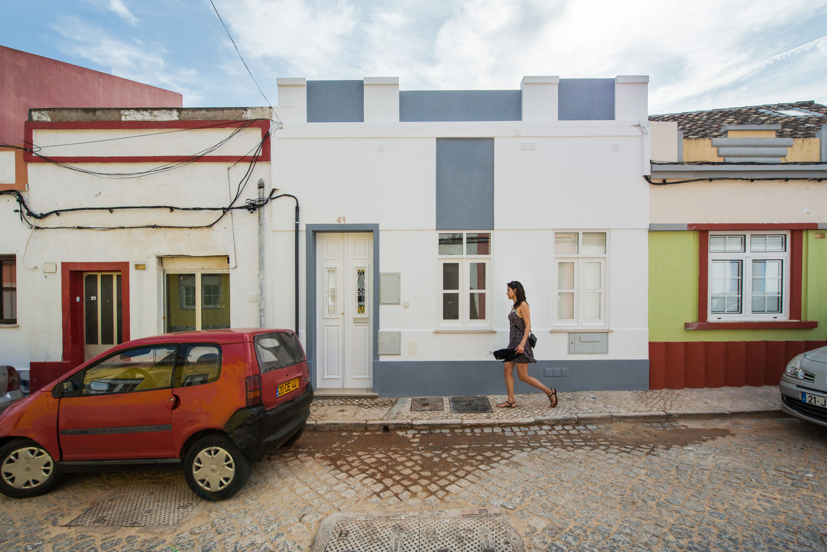 Front StudioArte Casas minimalistas Tijolo