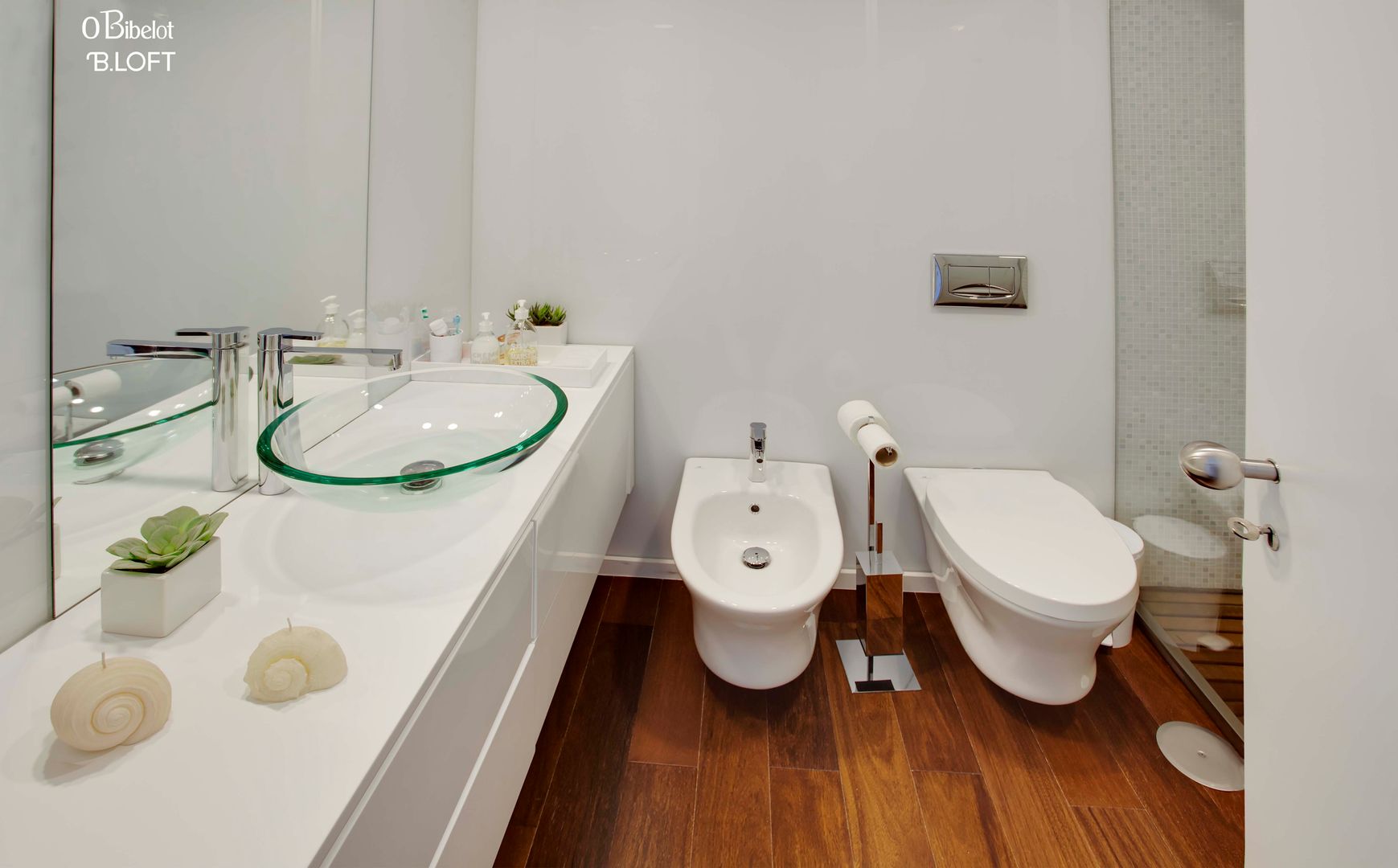 2015, Decoração de Apartamento BI, B.loft B.loft Casas de banho minimalistas