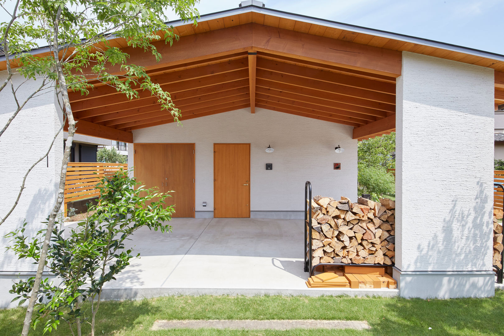 山崎の住宅, 一級建築士事務所co-designstudio 一級建築士事務所co-designstudio Scandinavian style houses Wood Wood effect