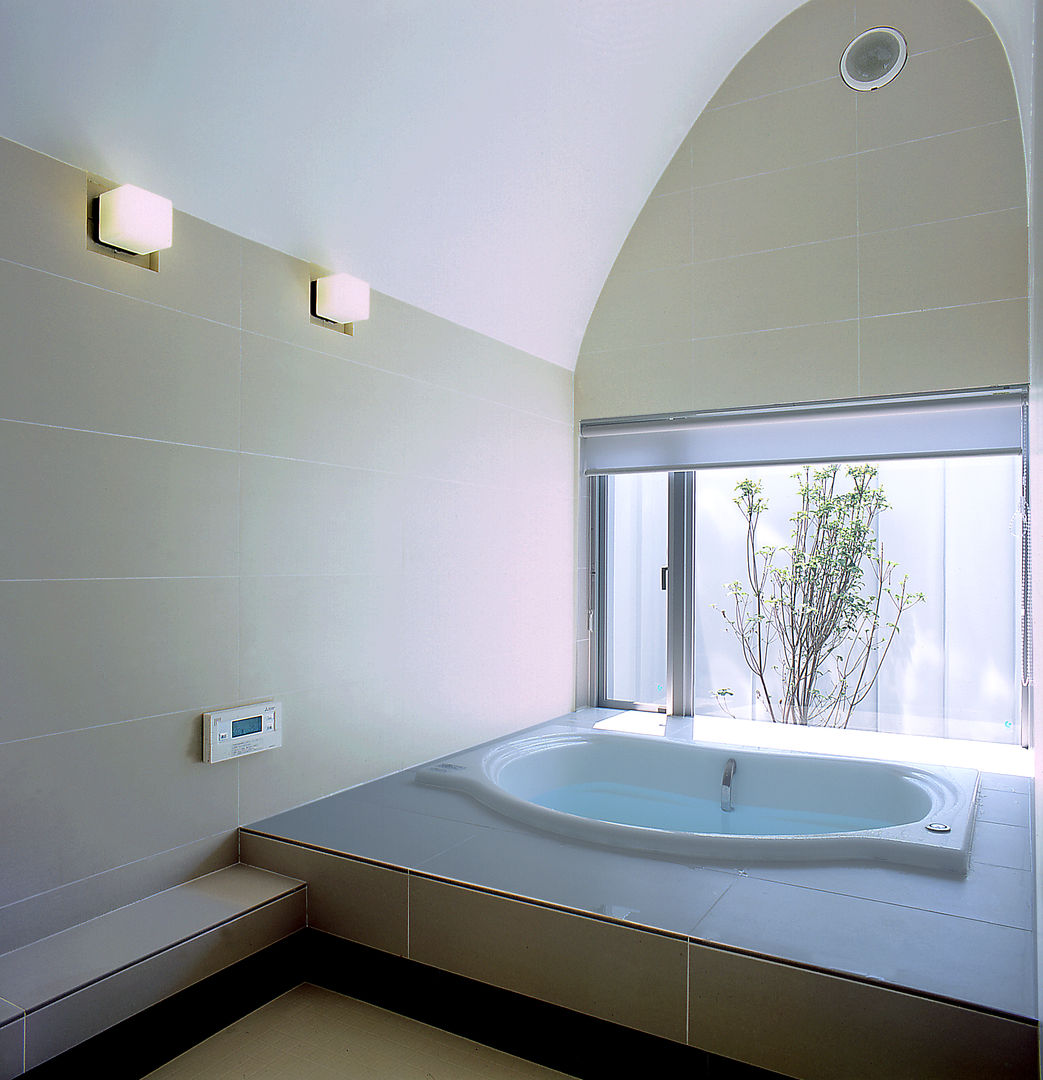 薩摩川内の住宅, アトリエ環 建築設計事務所 アトリエ環 建築設計事務所 Modern bathroom