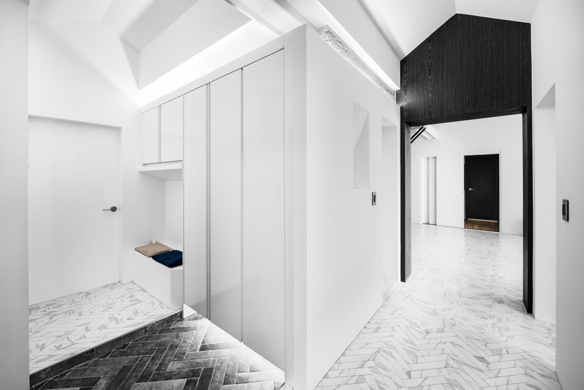 1986년 만들어진 목동3단지 아파트 50*호 리모델링 프로젝트, STARSIS STARSIS Pasillos, vestíbulos y escaleras de estilo moderno Madera Acabado en madera