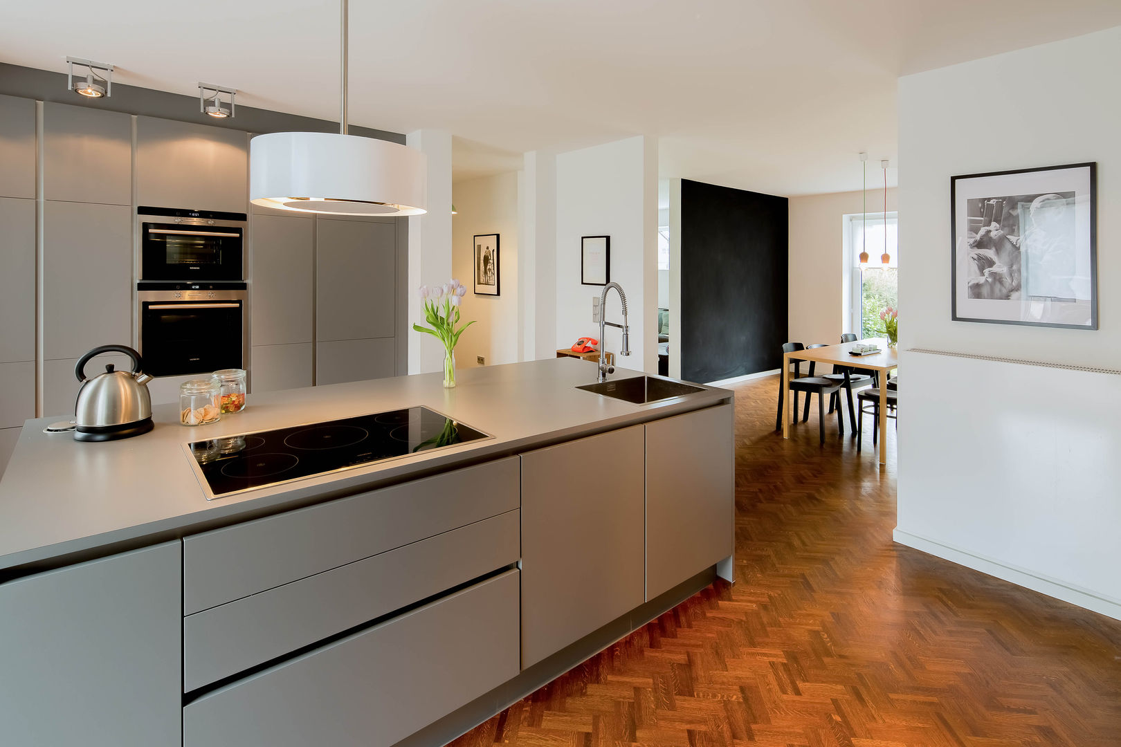 Haus A - Umbau und Anbau in Holzständerbau, Architektur Jansen Architektur Jansen Minimalist kitchen