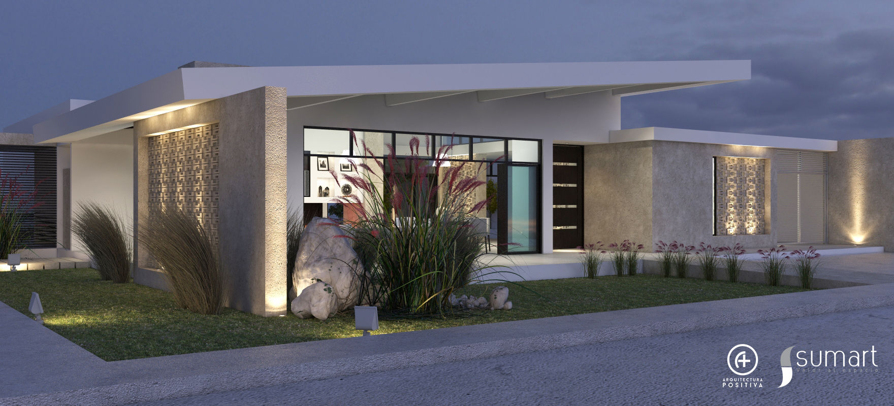 Vivienda Unifamiliar Sostenible - Arquitectura Positiva & Sumart Diseño , Arquitectura Positiva Arquitectura Positiva オリジナルな 家