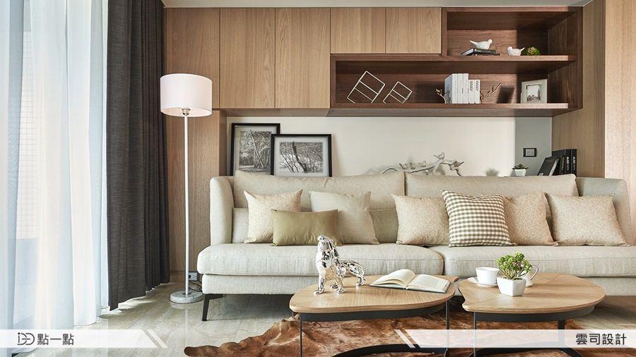 雲司國際設計 homify Scandinavian style living room