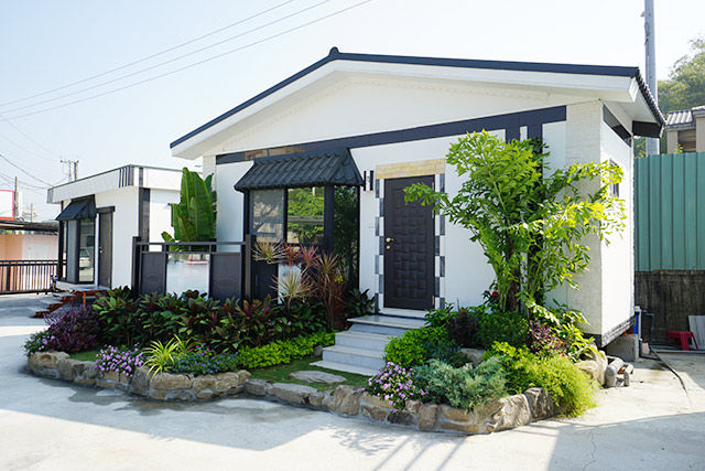 homify Asian style houses Concrete White