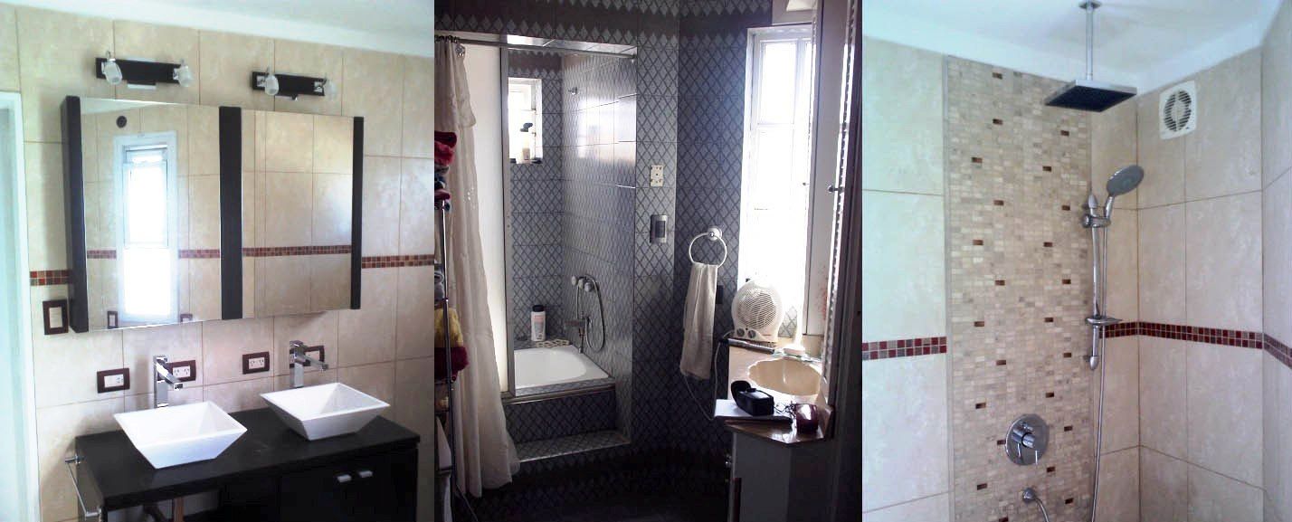 Remodelación de baño en casa I AyC Arquitectura Baños modernos Cerámico