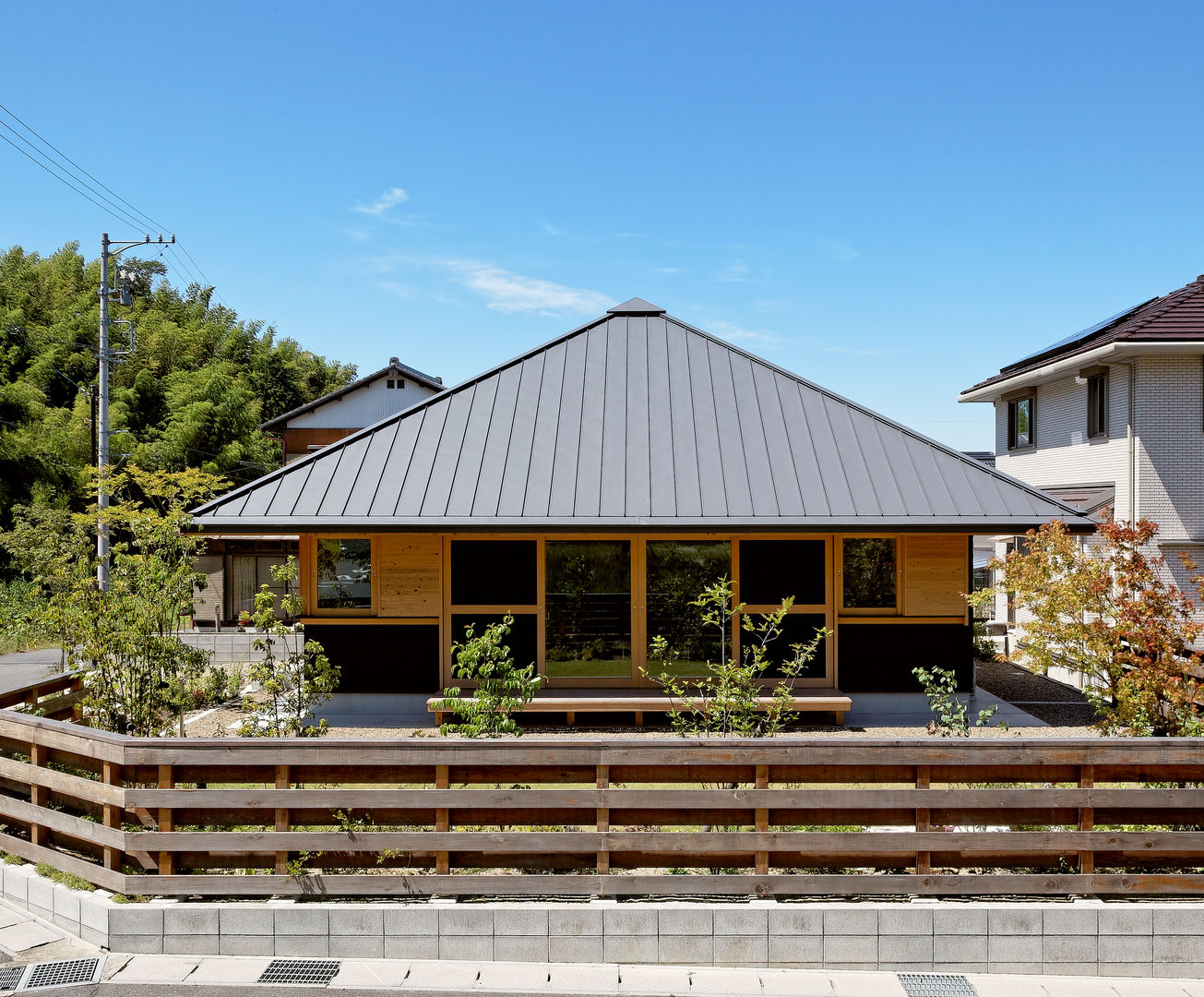 YK House 方形屋根の家, 磯村建築設計事務所 磯村建築設計事務所 Asian style houses