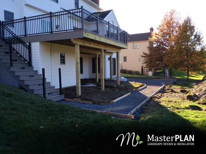 Construction MasterPLAN Outdoor Living landscape design,landscape designer,design build,construction,backyard,transformation,deck,patio,lehigh valley