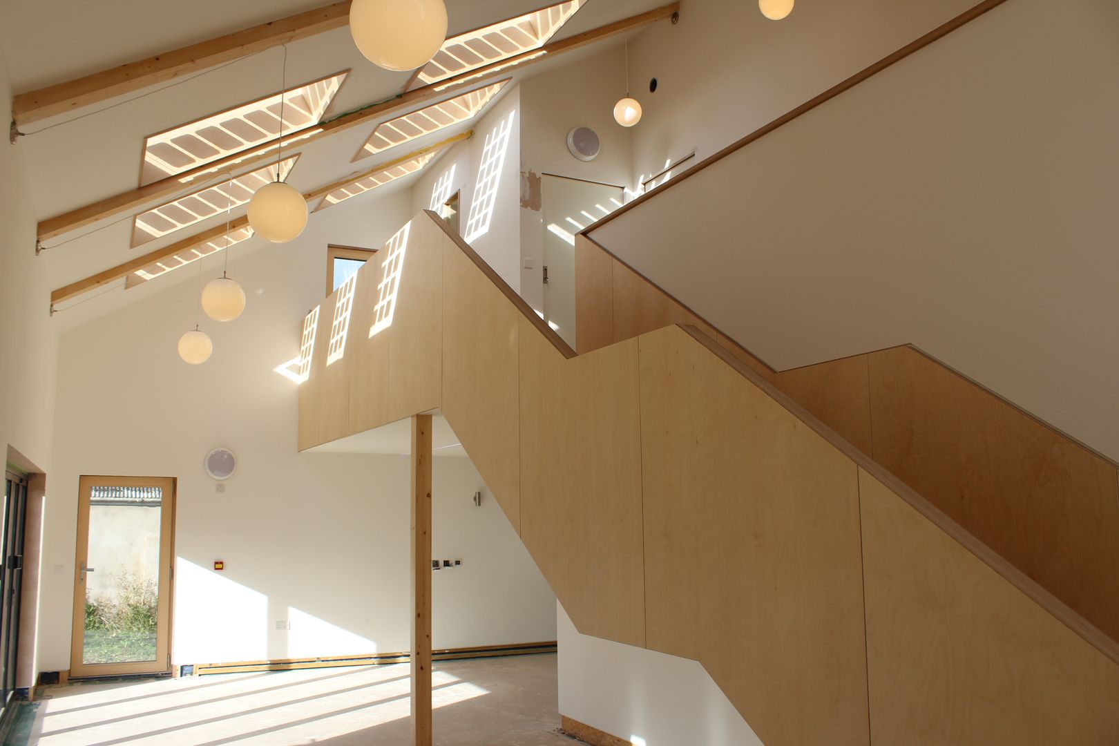 Solarsense Askew Cavanna Architects Modern Corridor, Hallway and Staircase