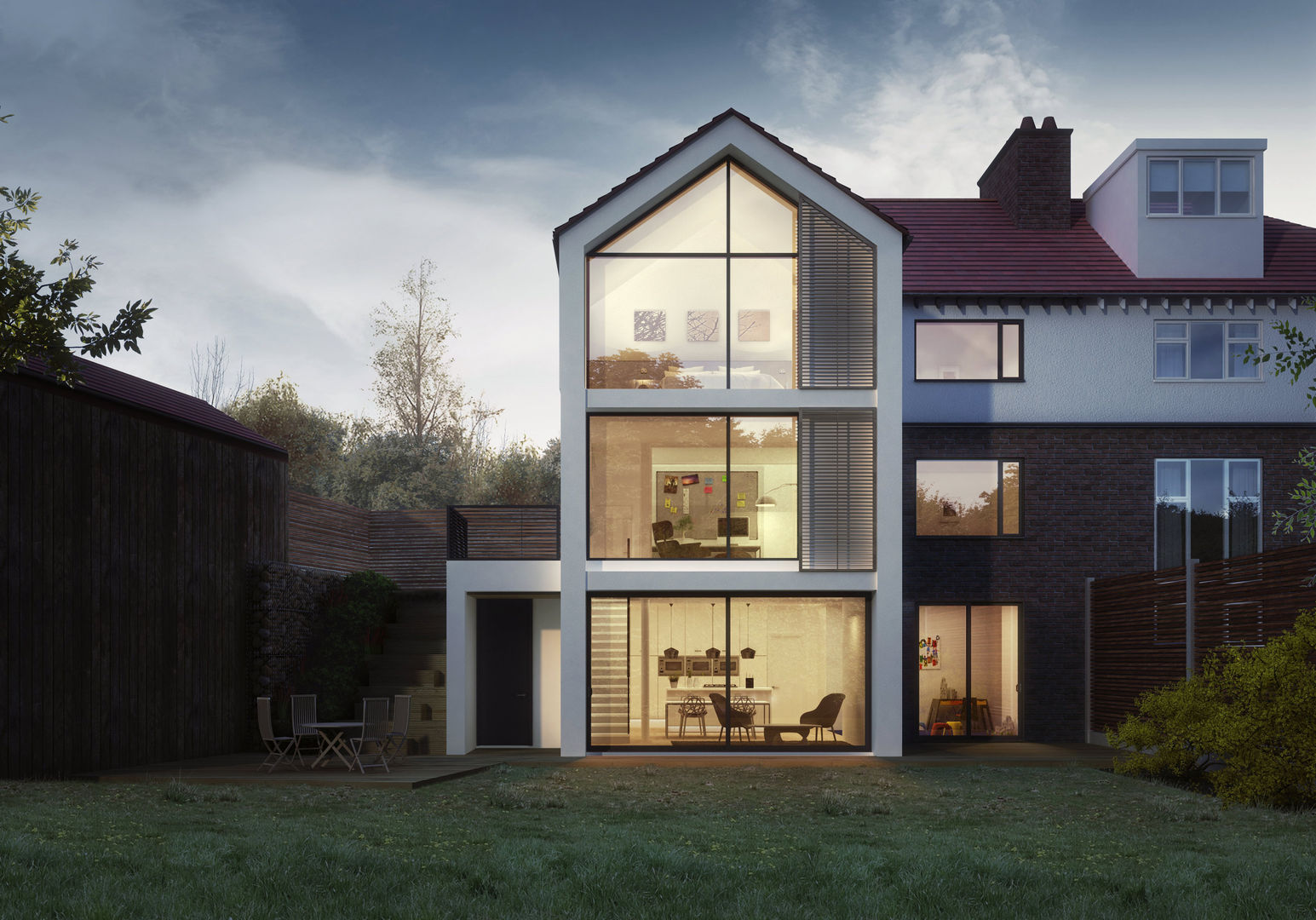 House Extension Manchester homify Casas modernas Madeira Efeito de madeira house extension,eco retrofit