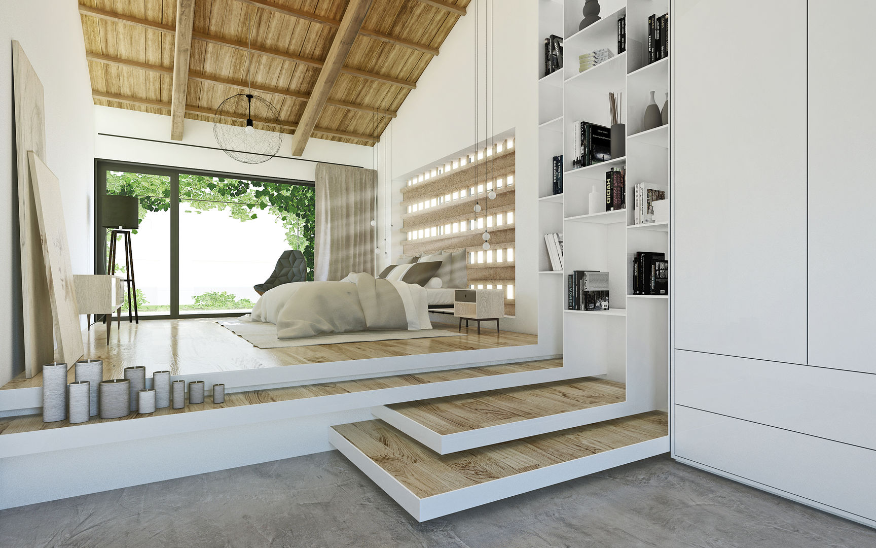 Casale D, DFG Architetti Associati DFG Architetti Associati Mediterranean style bedroom Wood Wood effect