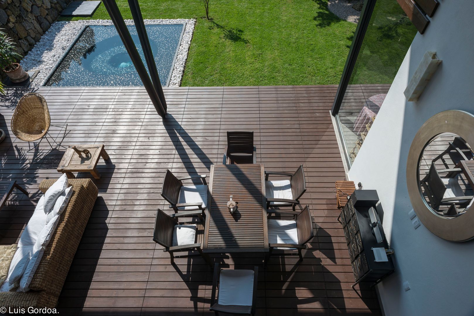 Casa ecologica Rancho Cortes, arquitecturalternativa arquitecturalternativa Modern balcony, veranda & terrace