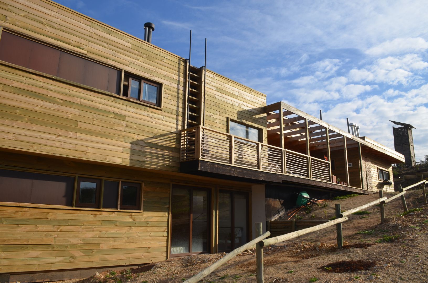 CASA TUNQUEN, BLAC arquitectos BLAC arquitectos Casas de estilo mediterráneo Madera Acabado en madera