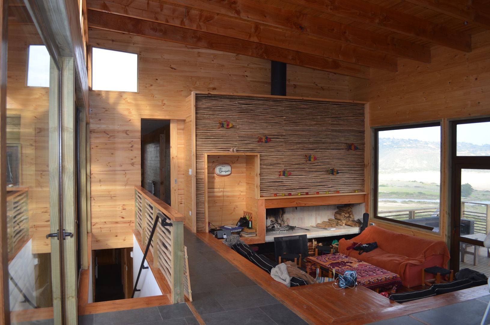 CASA TUNQUEN, BLAC arquitectos BLAC arquitectos Living room Wood Wood effect