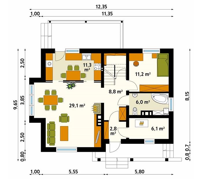 homify 모던스타일 벽지 & 바닥