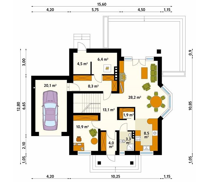 homify Moderne muren & vloeren