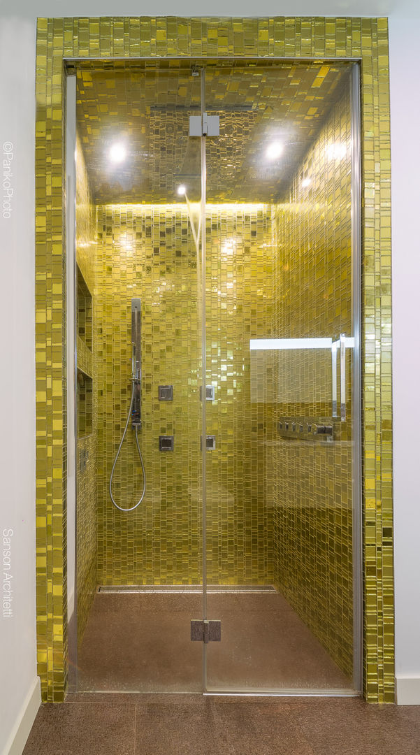 SF HOUSE, SANSON ARCHITETTI SANSON ARCHITETTI Minimalist style bathrooms