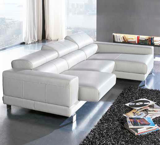 Sofá Rinconera Stylo, Vittello - Sofás de Diseño Vittello - Sofás de Diseño Living room Leather Grey Sofas & armchairs