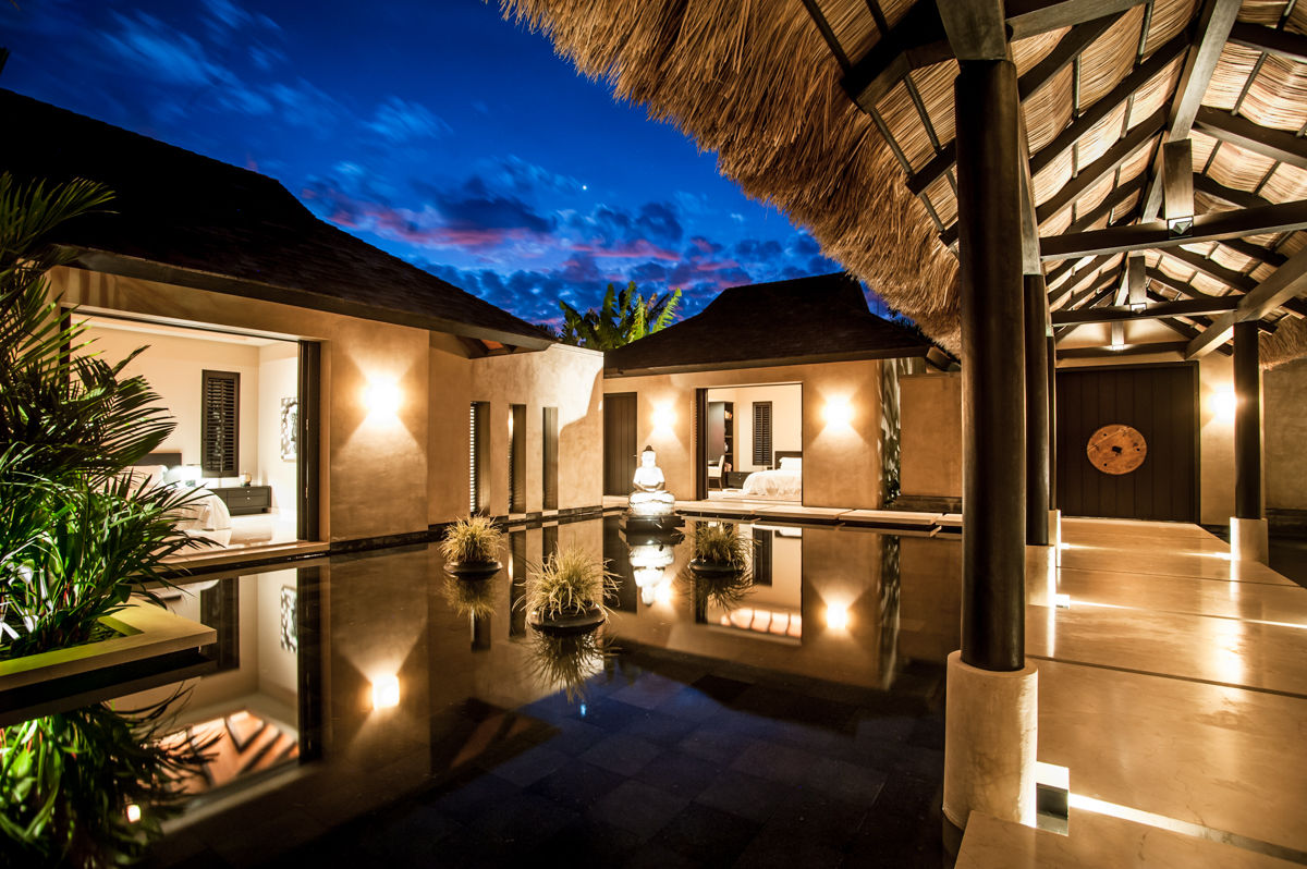 Fotografía de arquitectura - Villa Siriyana, Punta Mita, Nayarit, Arcencielstudio Arcencielstudio Casas tropicais