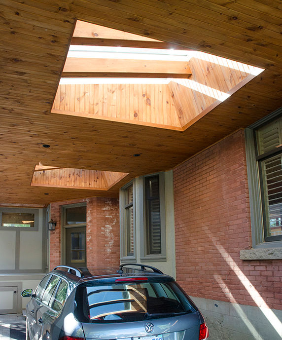 Westboro Carport + Deck, Jane Thompson Architect Jane Thompson Architect منازل خشب Wood effect