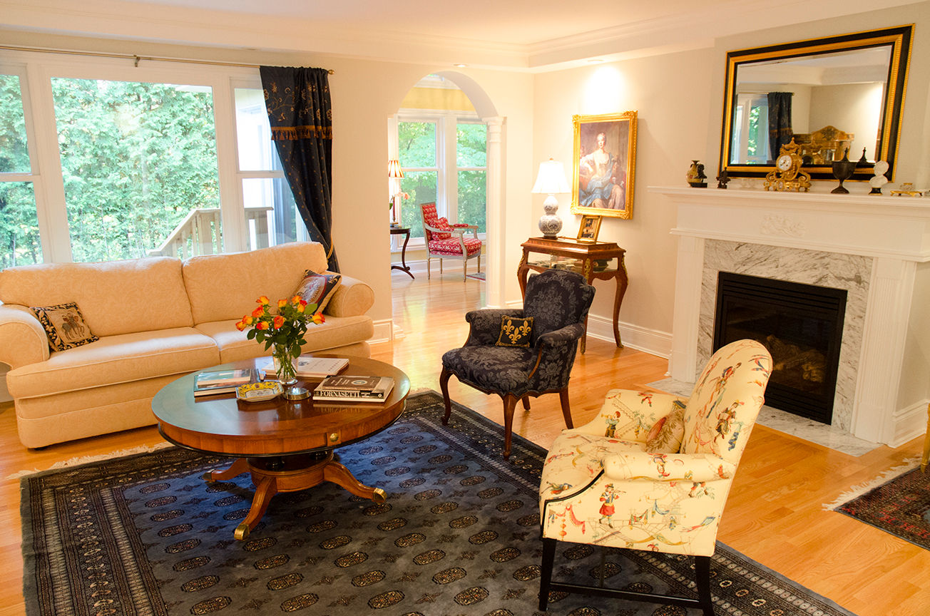 Rockcliffe Renovations, Jane Thompson Architect Jane Thompson Architect Colonial style living room Wood Wood effect