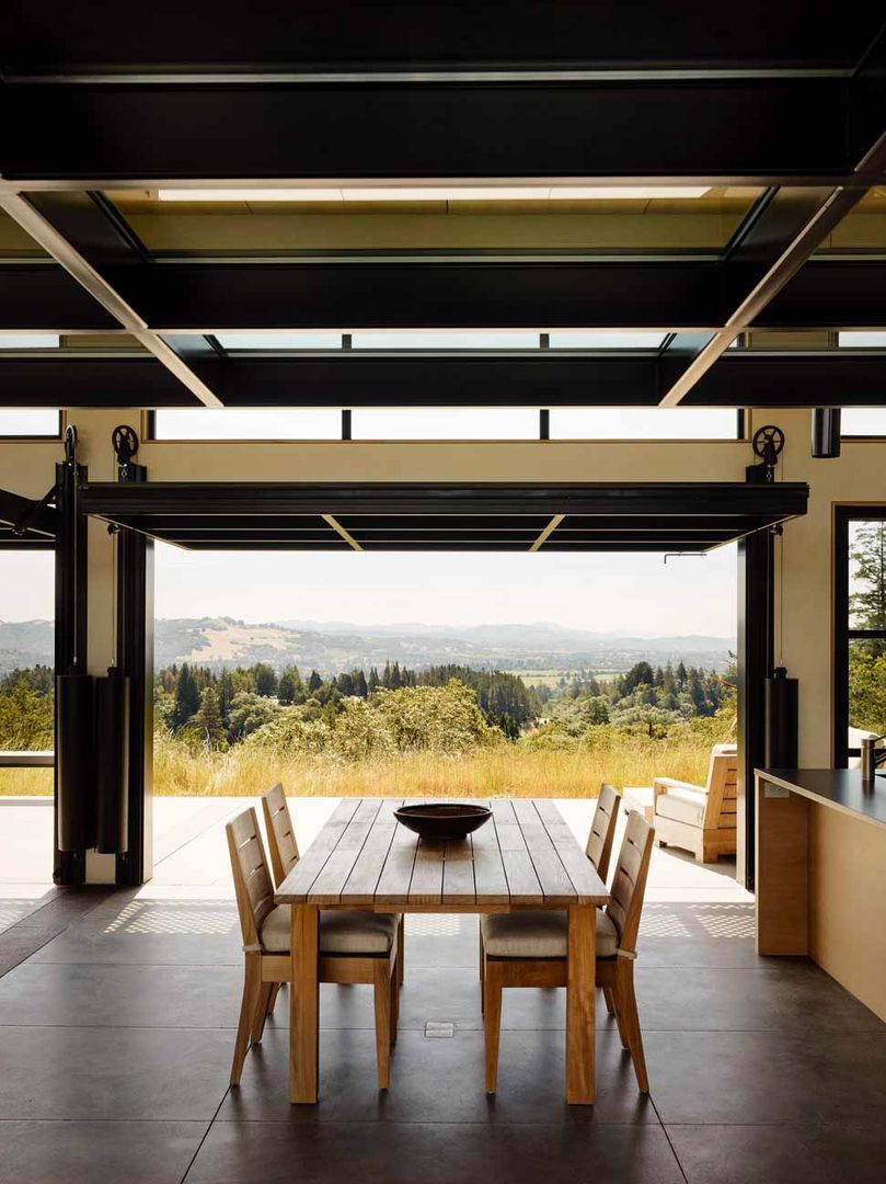 Healdsburg I, Feldman Architecture Feldman Architecture Comedores de estilo moderno