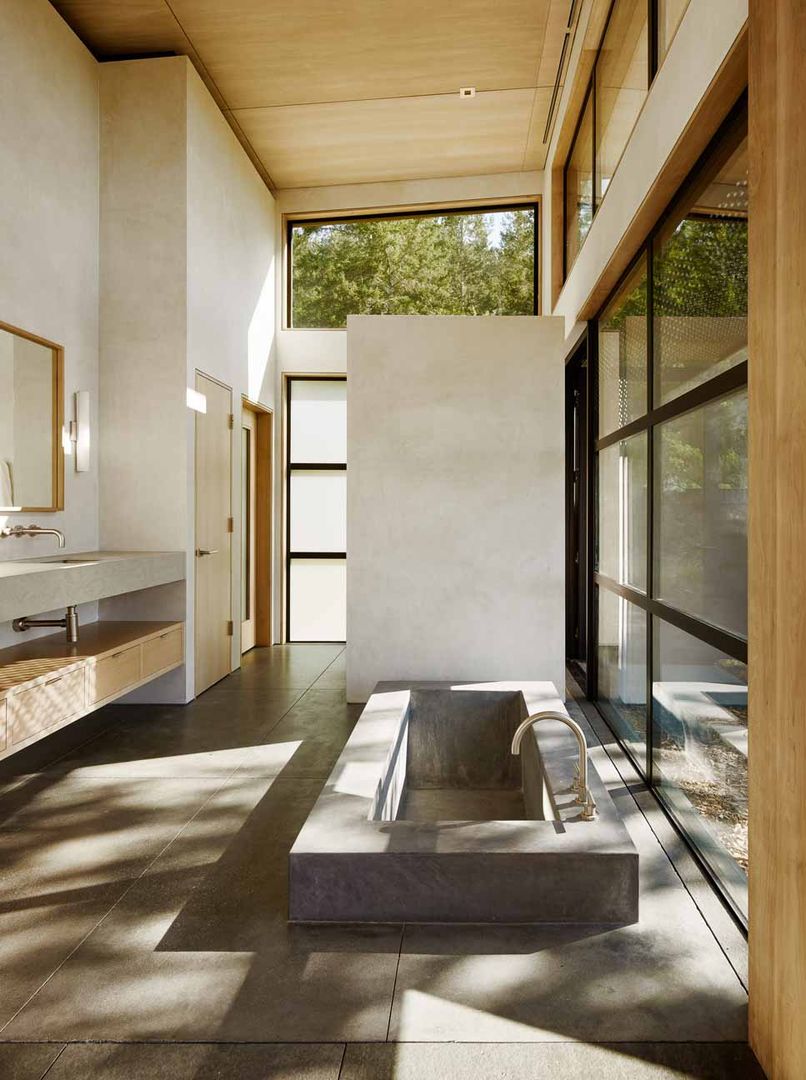 Healdsburg I, Feldman Architecture Feldman Architecture Modern style bathrooms