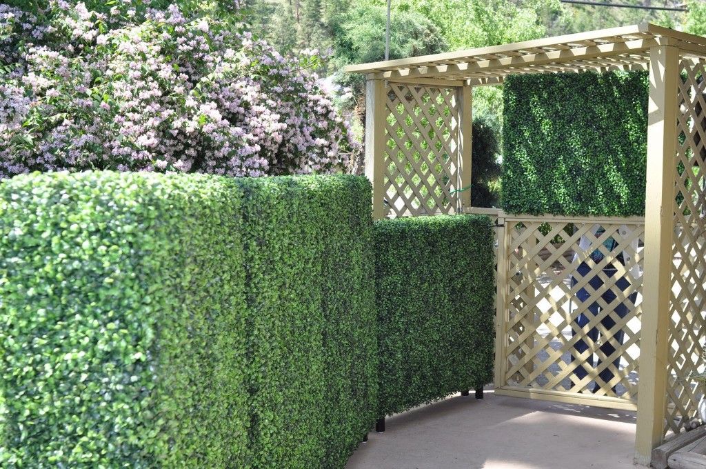 Outdoor Box Hedging Fence Sunwing Industries Ltd Terrace house Plastic artificial hedging fence, outdoor fence hedges, artificial plants fence, fence screen plants